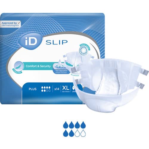 Ontex iD Slip Plus XL (120-170cm) 3200ml