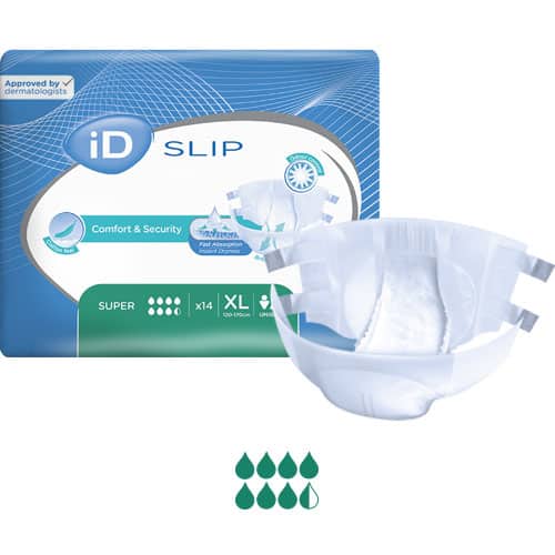 Ontex iD Slip Super XL (120-170cm) 3800ml
