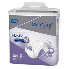 Molicare Packet of 14 Molicare Premium Elastic 8 Drop XLarge HAR165474__PK