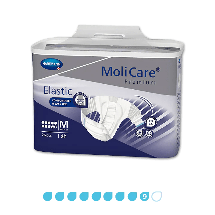 Molicare Pack of 26 Molicare Premium Elastic 9 Drop Medium HAR165572__PK