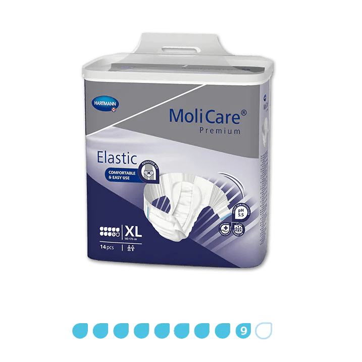 Molicare Pack of 14 Molicare Premium Elastic 9 Drop XLarge HAR165574__PK
