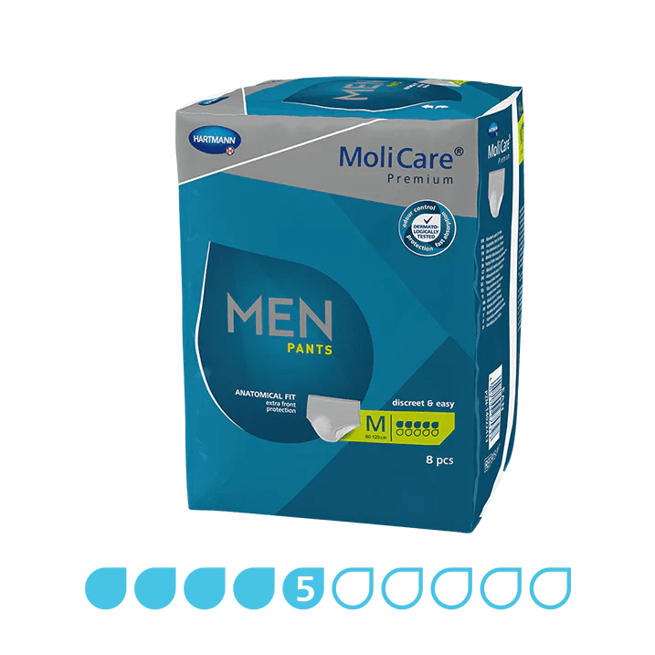 Molicare Pack of 8 Molicare Premium Men Pants 5 Drops Medium HAR915817__PK
