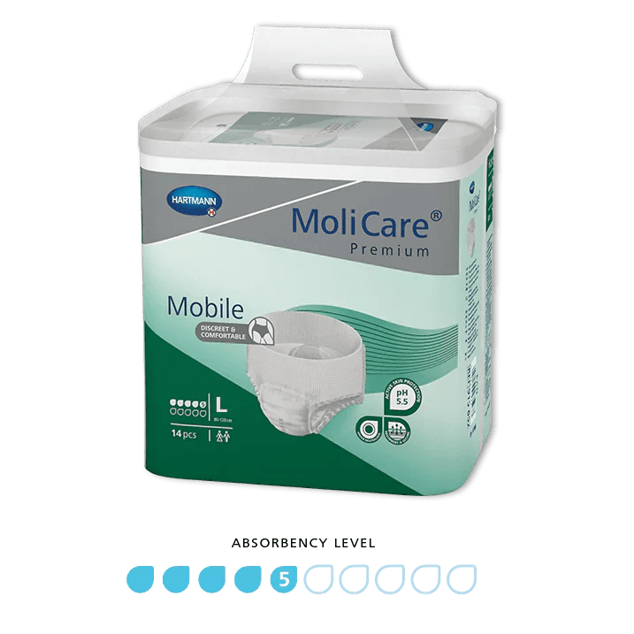 Molicare Packet of 14 Molicare Premium Mobile 5 Drop Large HAR915853__PK