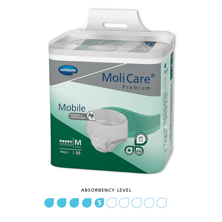Molicare Carton of 42 Molicare Premium Mobile 5 Drop Medium HAR915852__CT