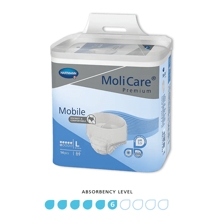 Molicare Packet of 14 Molicare Premium Mobile 6 Drop Large HAR915833__PK