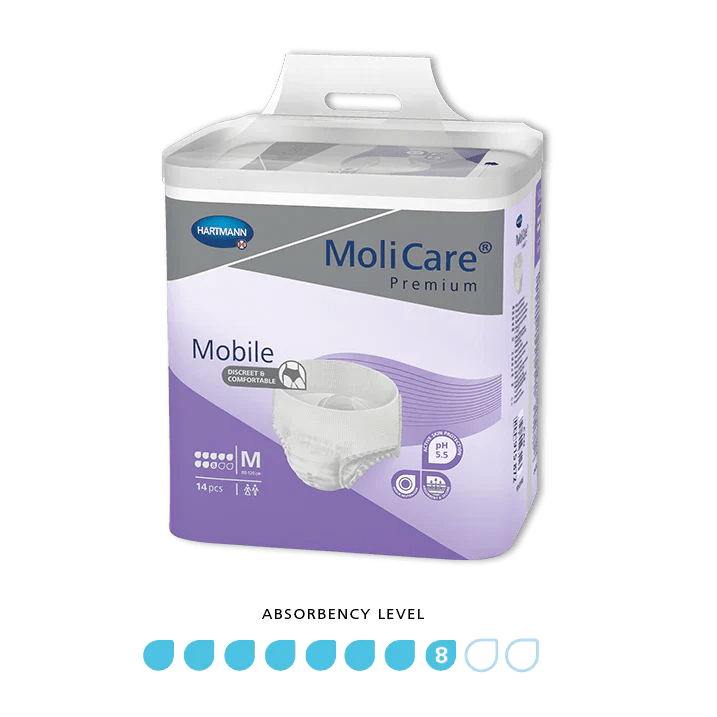 Molicare Packet of 14 Molicare Premium Mobile 8 Drop Medium HAR915872__PK