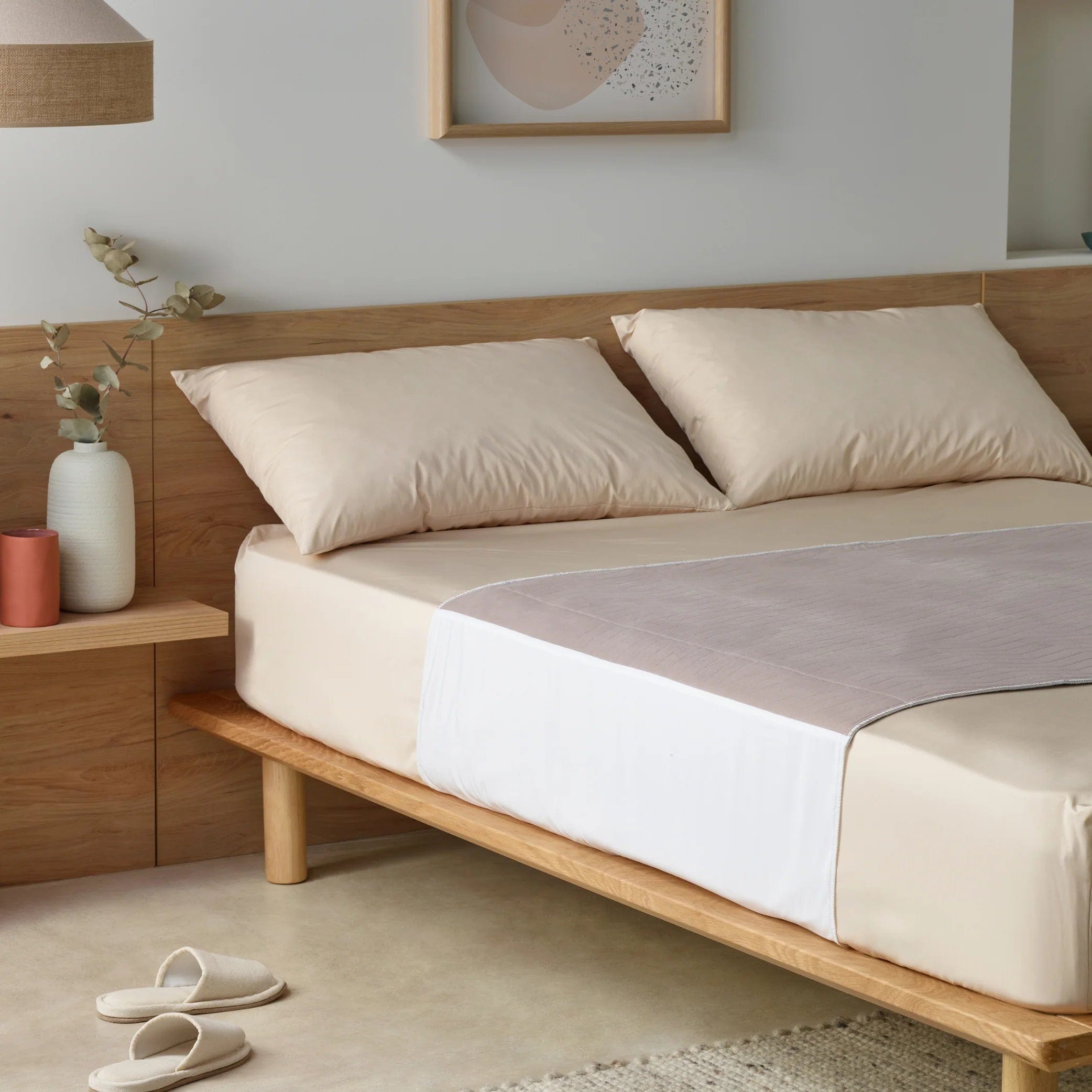 Staydry Staydry Boss Bed Pad Clay Single No Wings