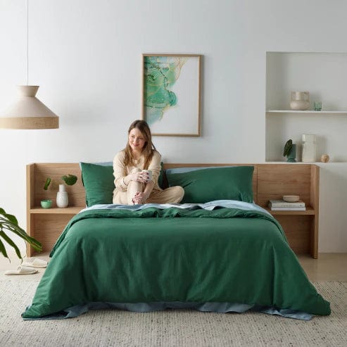 Staydry Staydry Quilt Cover Set Olive Single