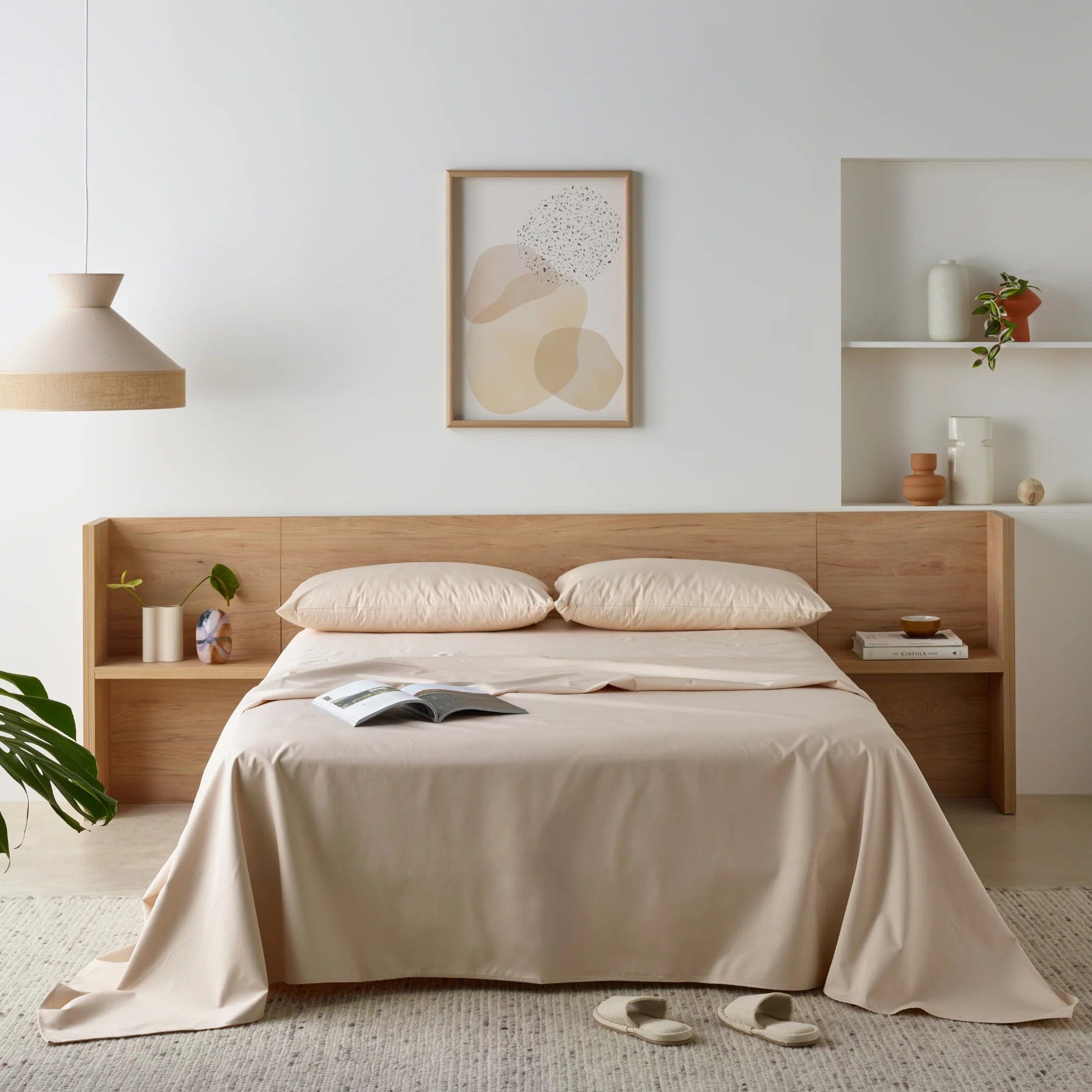 Staydry Staydry Waterproof Bamboo Fitted Sheet Sand Single