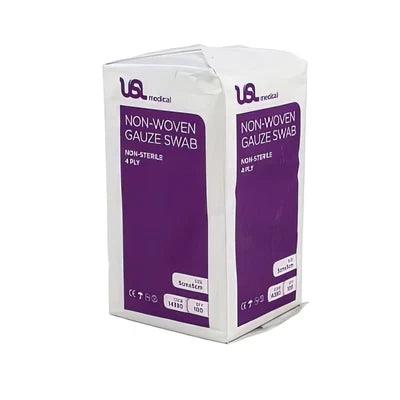 USL Medical USL Medical Gauze Swabs 5cm x 5cm Pack of 100