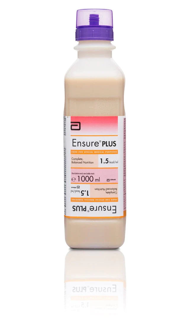 Abbott Nutrition Carton of 8 / 1Ltr Ready To Hang / Unflavoured Ensure Plus Hn ABBM957.154__CT