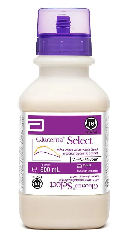Abbott Nutrition Carton of 15 Glucerna Select Ready To Hang 500ml ABBP896.150__CT