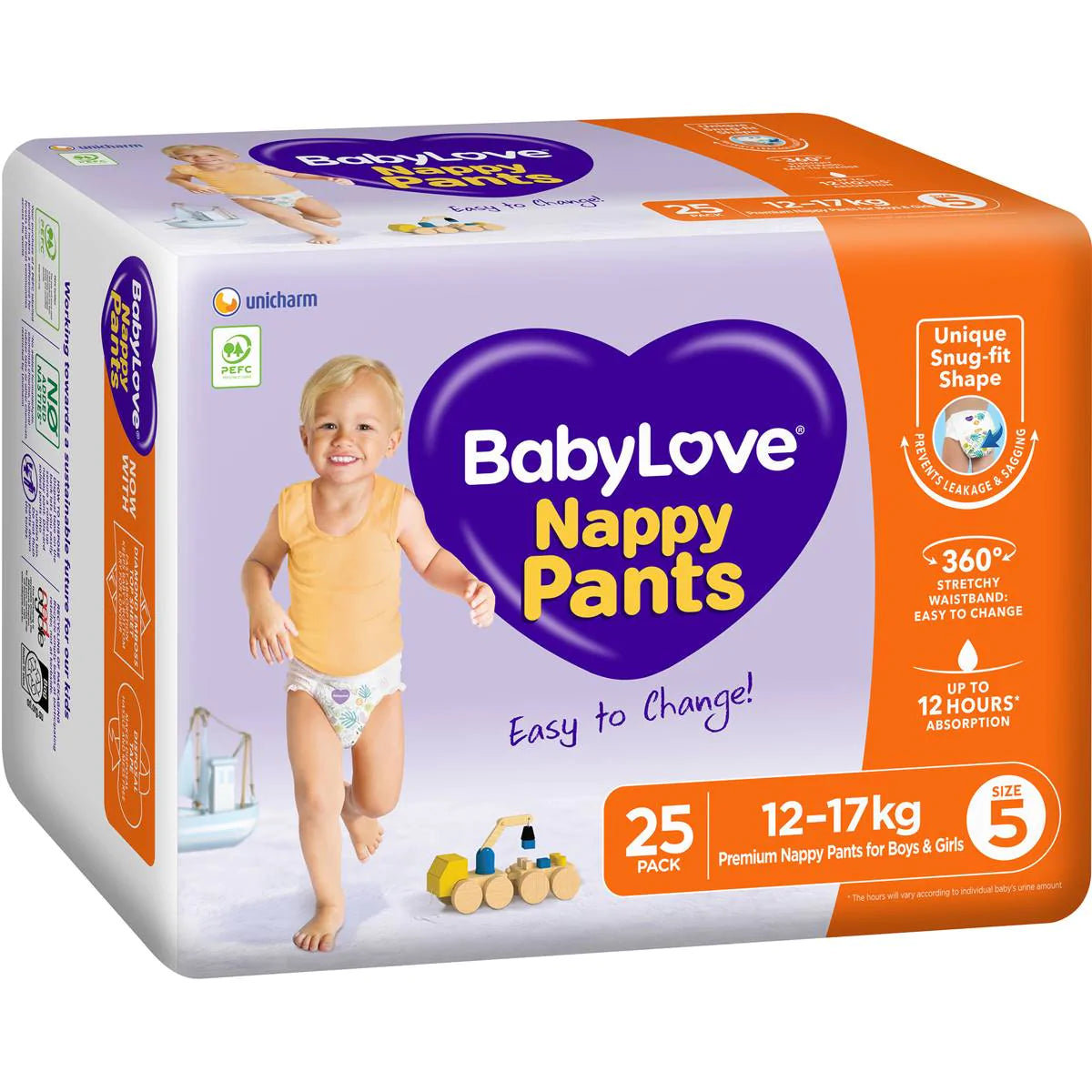 Baby Love Packet of 50 Baby Love Nappy Pants - Walker APPNPW50__PK