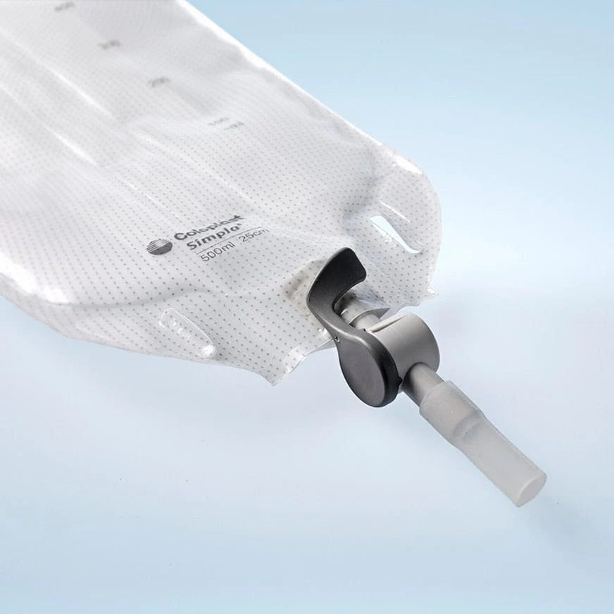 Coloplast Compression Coloplast Simpla Profile Long Tube Leg Bag 500ml 50cm