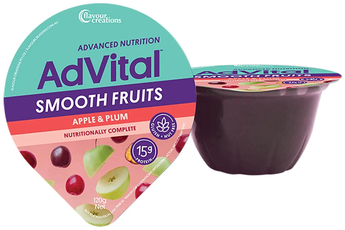 Flavour Creations Flavour Creations AdVital Smooth Fruits Apple & Plum Carton of 12