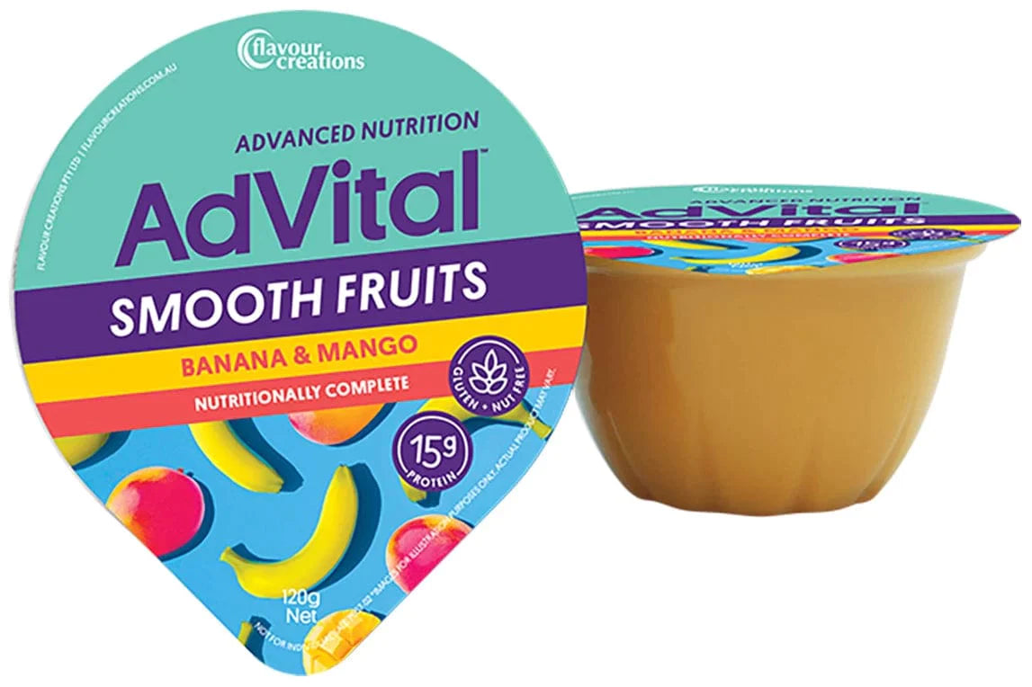 Flavour Creations Flavour Creations AdVital Smooth Fruits Banana & Mango Carton of 12