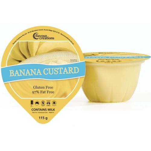 Flavour Creations Carton of 36 Flavour Creations Banana Custard FLACUSTB__CT