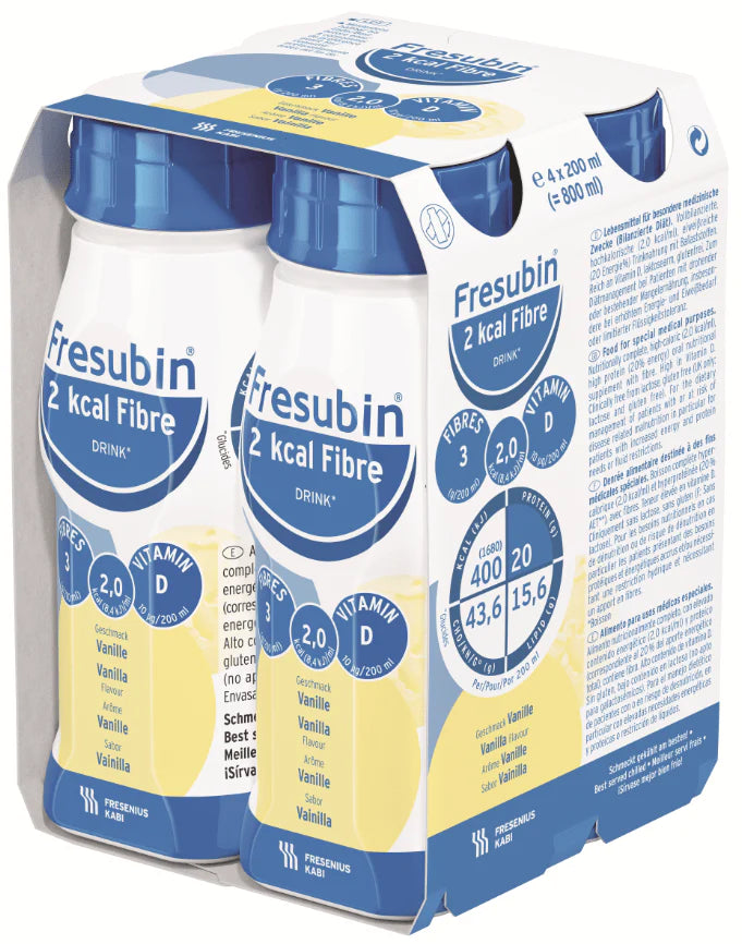 Fresubin Fresubin 2 kcal Fibre Drink Vanilla Pack of 4