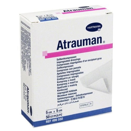 Hartmann Box of 50 Atrauman 5cm x 5cm HAR499550.8__BX