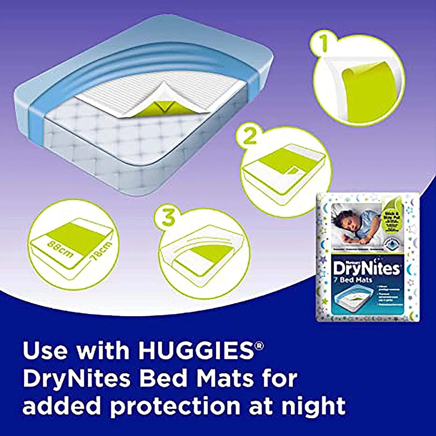 Huggies Huggies Drynites Pyjama Pants 4-7 Girl