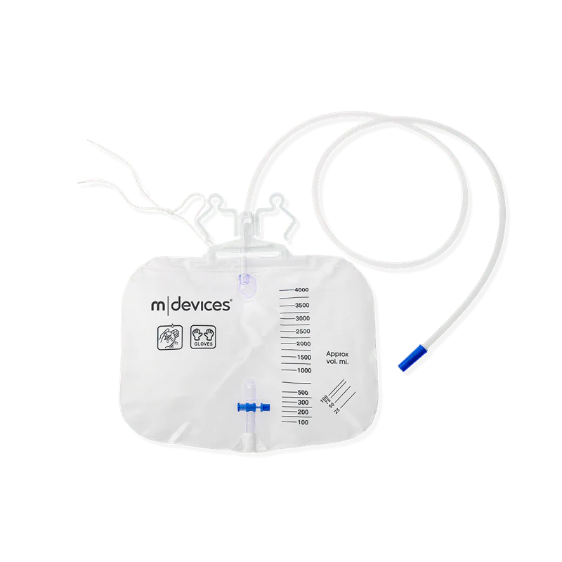 M-Devices M-Devices Bag Bed 4000ml T-Tap Nrv Hanger Rope 150cm Tubing Each