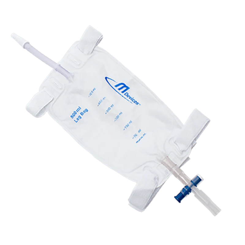M-Devices M-Devices Bag Leg 500ml T-Tap Nrv Tube Silicone Strap 10cm Box of 80