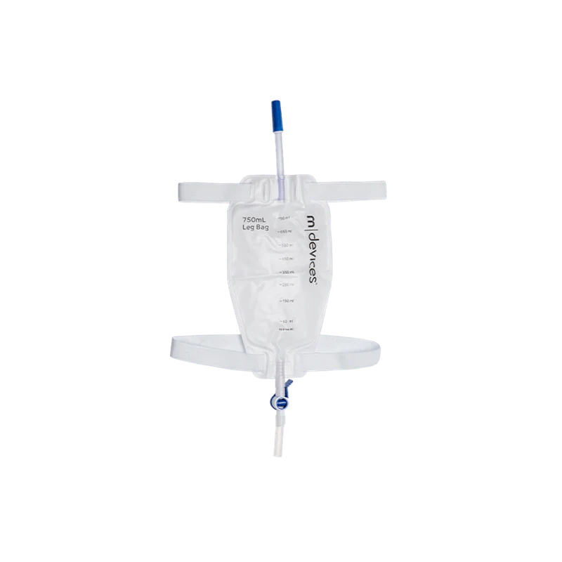 M-Devices M-Devices Bag Leg 750ml L-Tap Nrv Tube Silicone Strap 10cm Box of 80