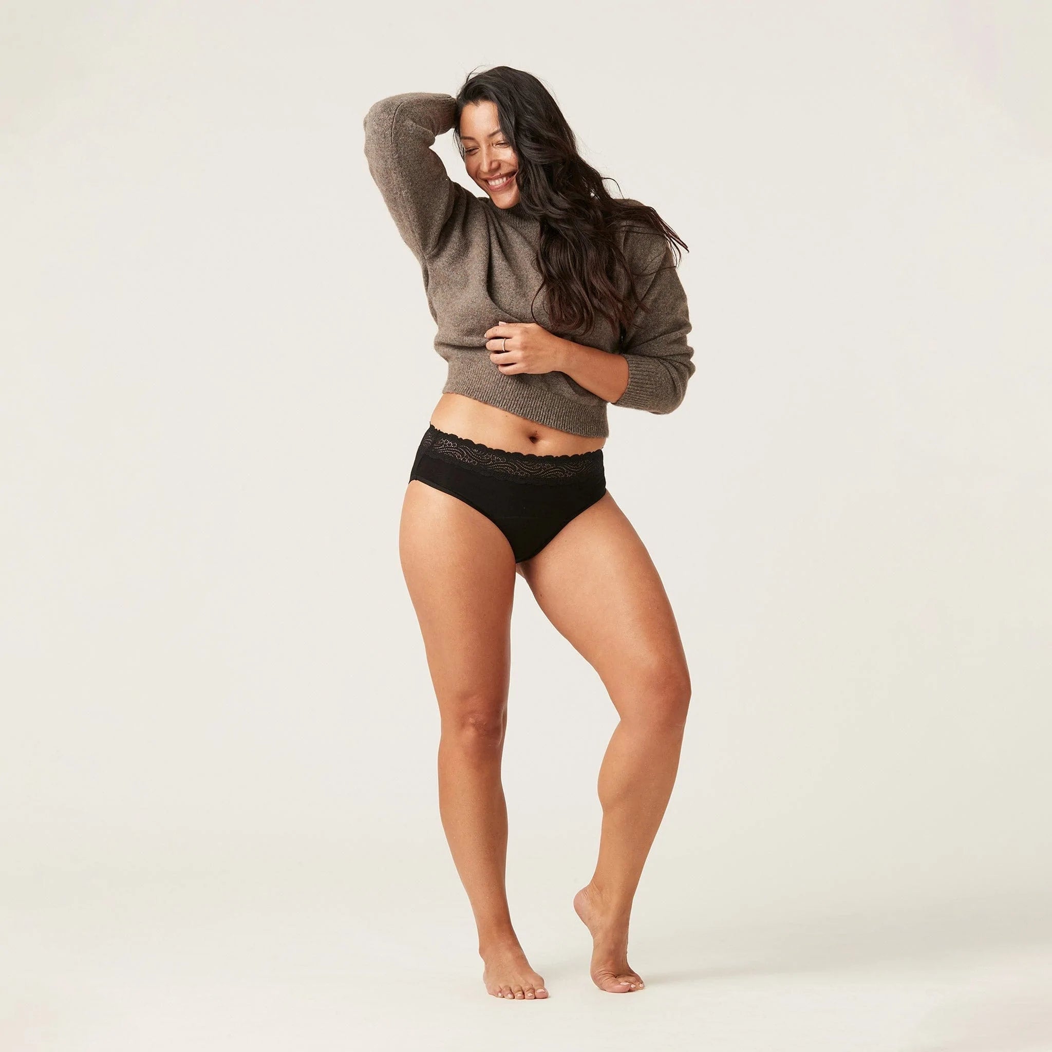 Modibodi Modibodi Sensual Hi Waist Bikini Heavy-Overnight