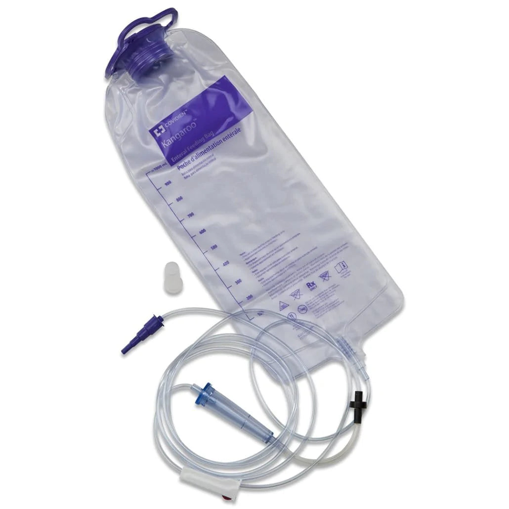 Nestle Carton of 30 Kangaroo™ Joey™ 1000ml EZ Cap Set - Sterile (With Inline Med Port) NOV12260314__CT