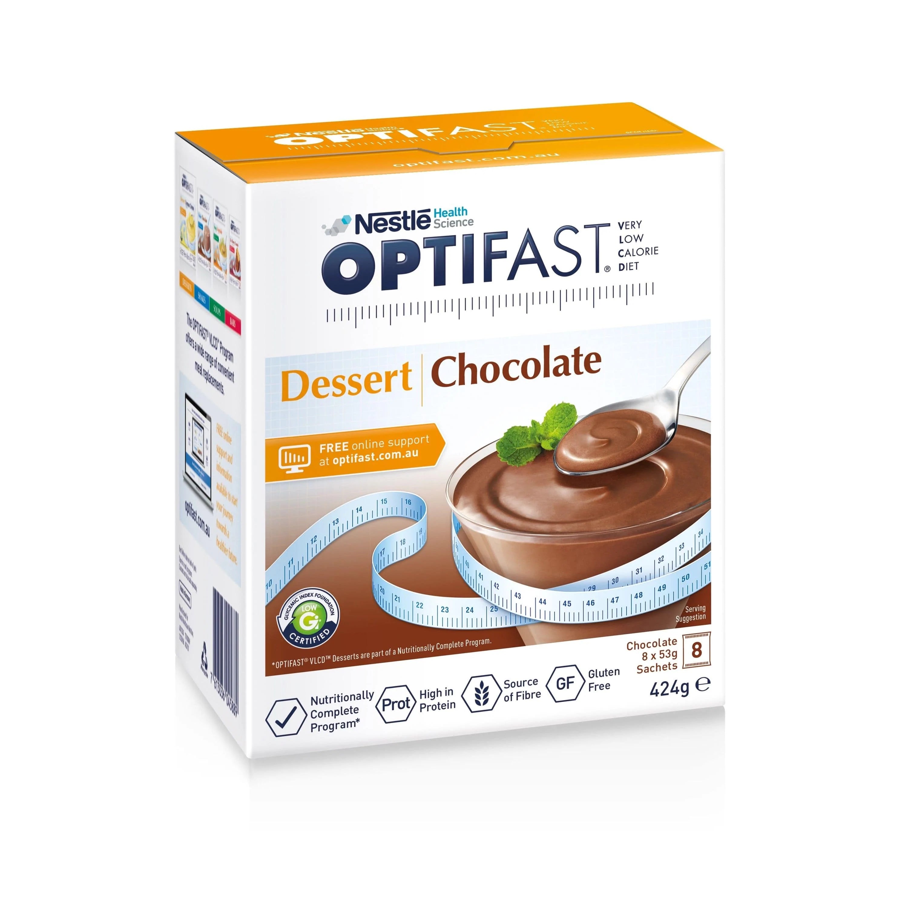 Nestle Chocolate / Carton of 80 Optifast® VLCD™ Dessert 53g NOV12335968__CT