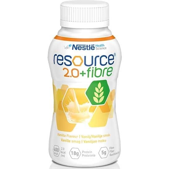 Nestle Nestle 2.0 Fibre Neutral 4x200ml Vanilla