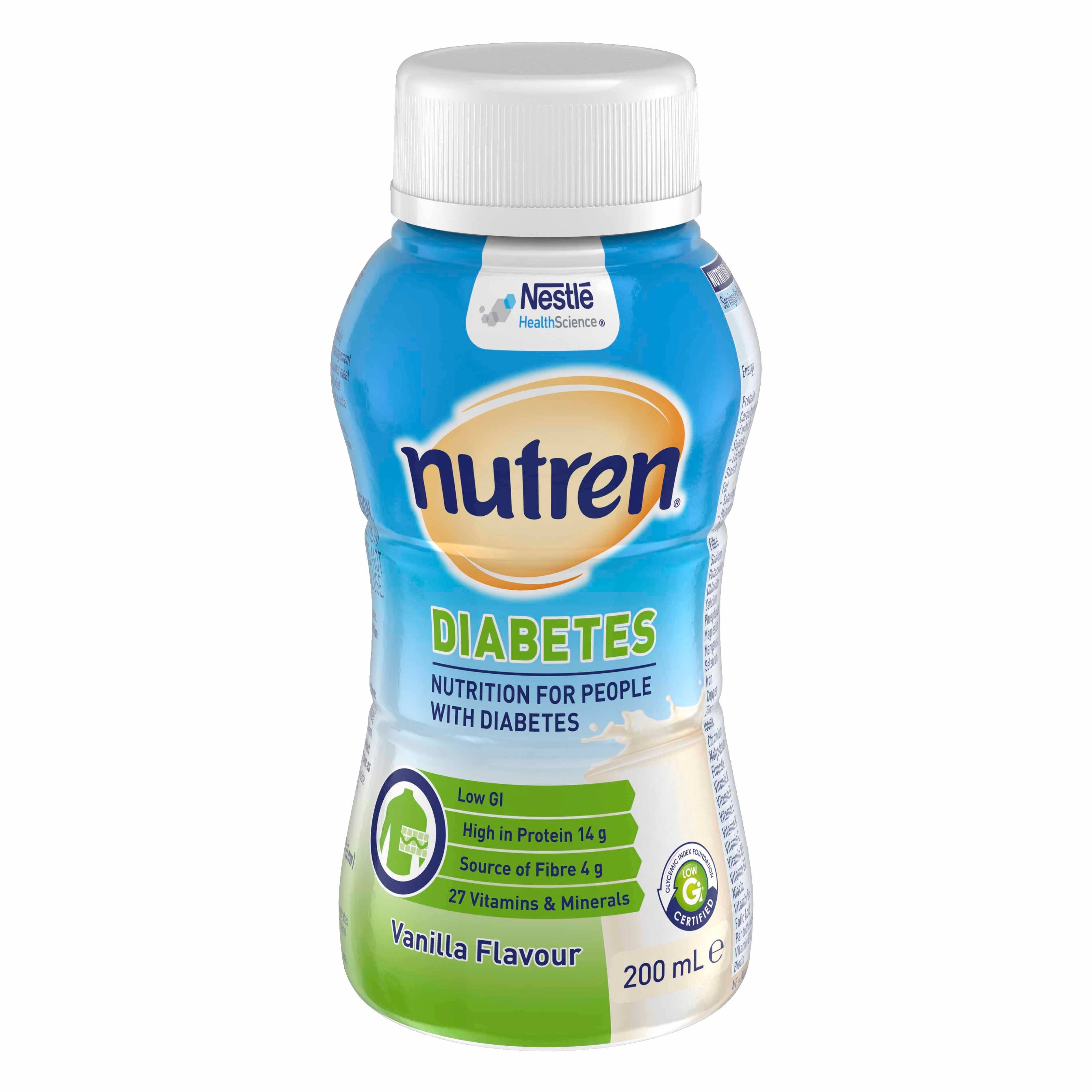 Nutren Nestle Healthscience Nutren Diabetes Vanilla 200ml Carton of 24
