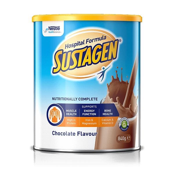 Nestle Chocolate / Carton of 6 Sustagen® Hospital Formula Active 840g NOV12338427__CT