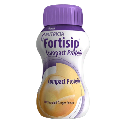 Nutricia Hot Tropical Ginger / Carton of 24 Fortisip Compact Protein 125ml NUT171692__CT