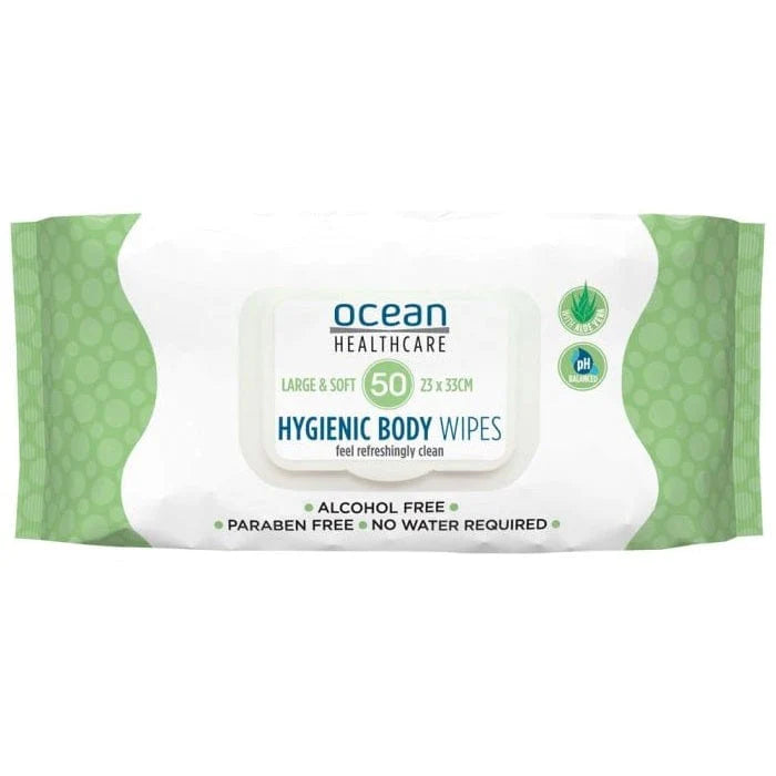 Ocean Healthcare Ocean Healthcare Adult Body Wipes Pack of 50