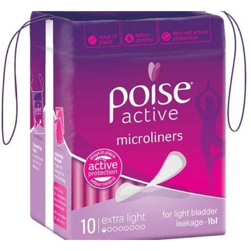 Poise Poise Active Range Microliners Pack of 10