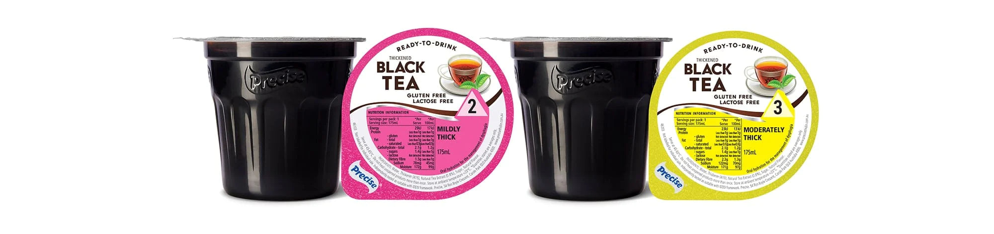 Precise Level 2 / Carton of 24 Precise Ready To Drink Black Tea 175ml TRI46103__CT