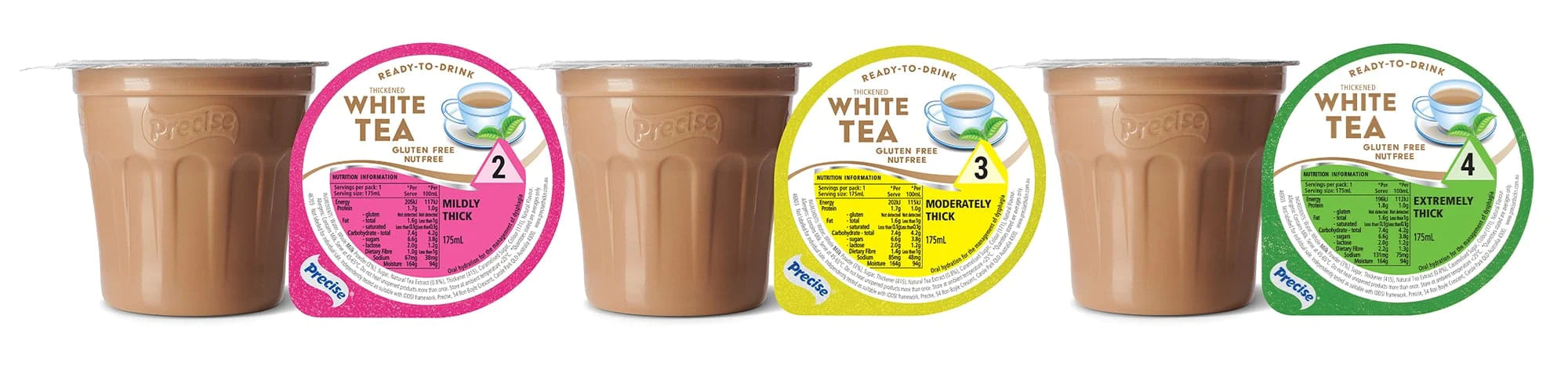 Precise Level 2 / Carton of 24 Precise Ready To Drink White Tea 175ml TRI46703__CT