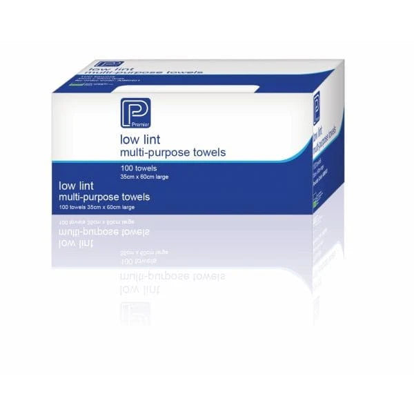 Premier Premier Low Lint Towel Small 35 x 30 cm Small Box of 100