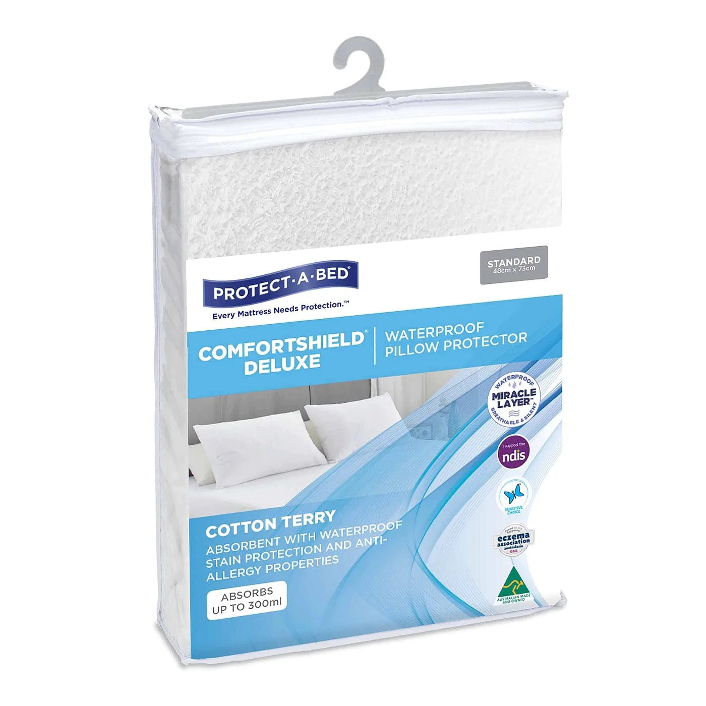 Protect A Bed Protect A Bed Comfortshield Deluxe Pillow Protector