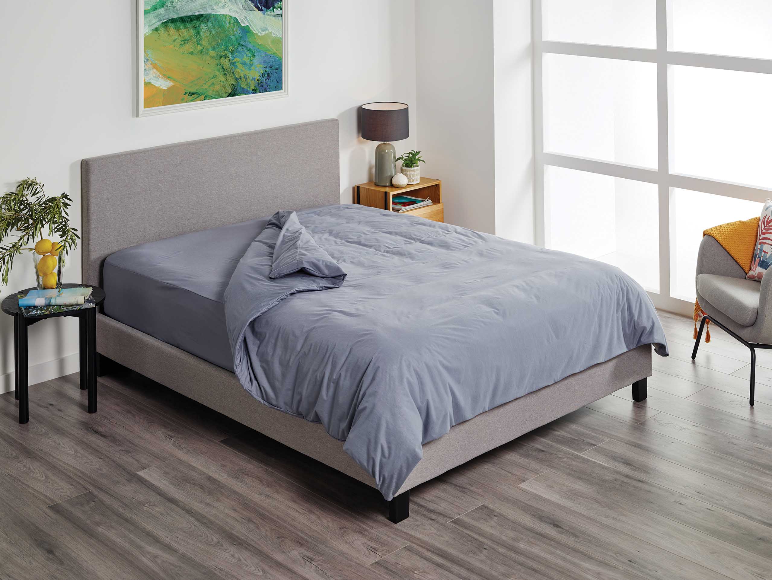 Protect A Bed King-Single / Charcoal Fusion Quilt Cover SNUF0343KSG0__EA