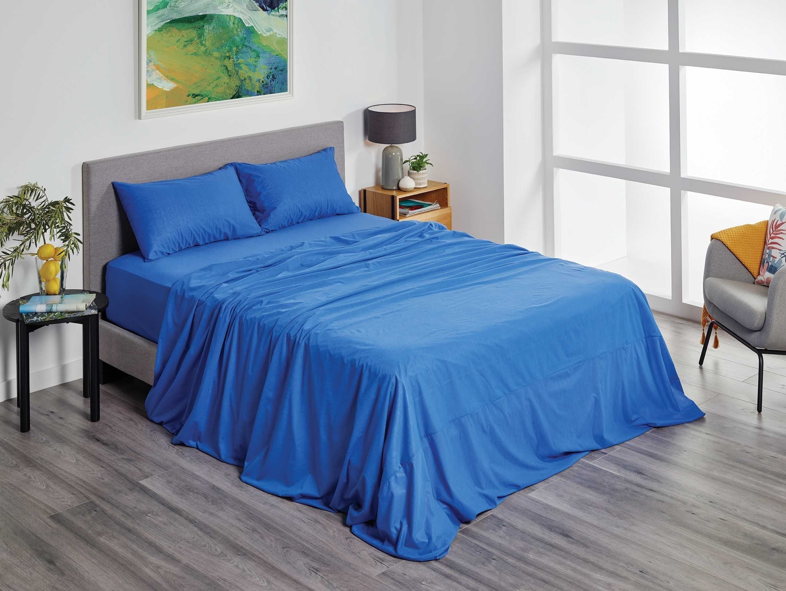 Protect A Bed Single / Colbalt Fusion Sheet Set SNUF0104SGLK__EA