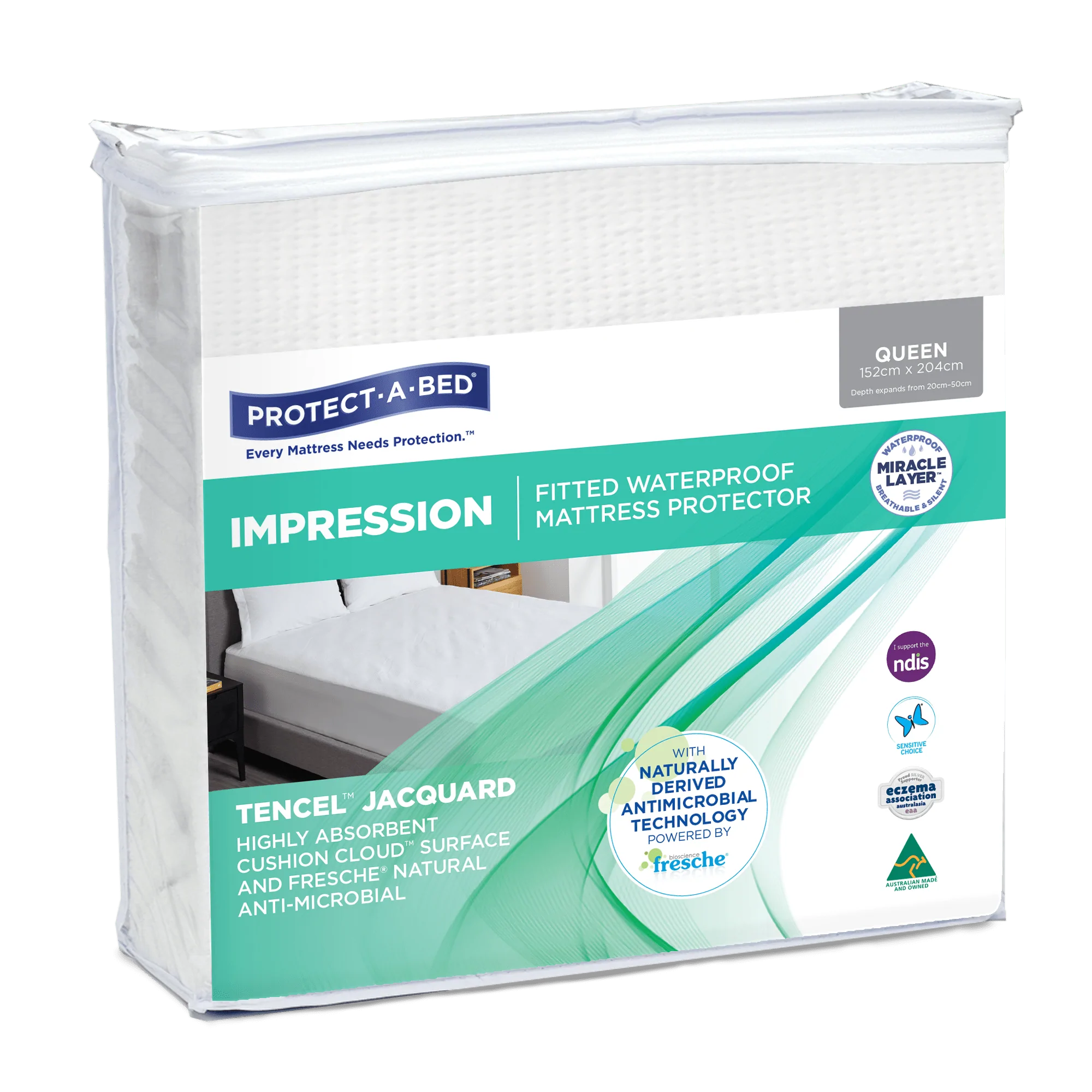 Protect A Bed Queen Protect A Bed Impression Mattress Protector SNUF0114QUE0__EA