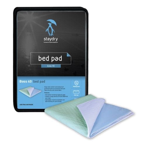 StayDry Double With Wings Staydry Boss Bed Pad CRYSTAYBP40WWDB__EA