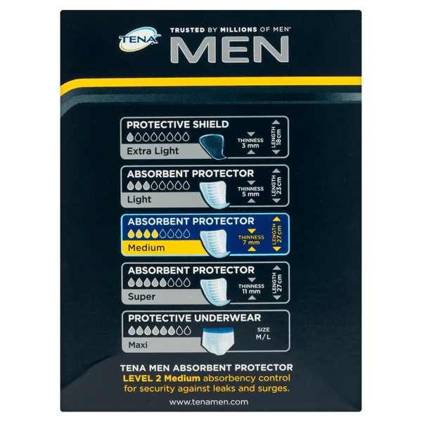 Tena Carton of 40 Tena Men Level 2 CAR750759__CT